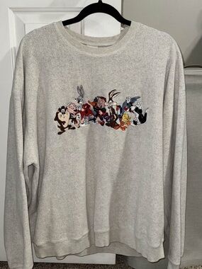 Warner Bros. Embroidered Looney Tunes Sweatshirt 1998
